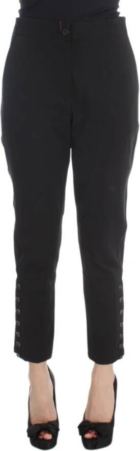 Ermanno Scervino Katoenen blend capri bijgesneden broek Zwart Dames