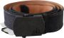 Ermanno Scervino Blue Leather Ratchet Buckle Belt Blauw Dames - Thumbnail 1