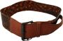 Ermanno Scervino Dark Brown Leather Buckle Waist Belt Bruin Dames - Thumbnail 1