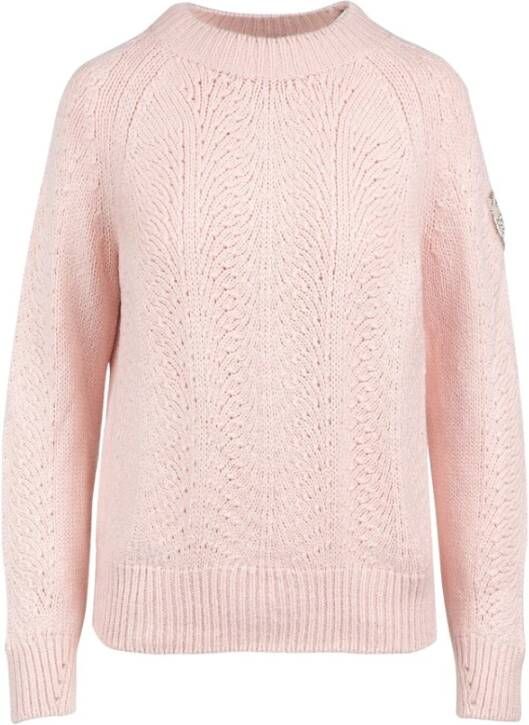 Ermanno Scervino Round-neck Knitwear Roze Dames