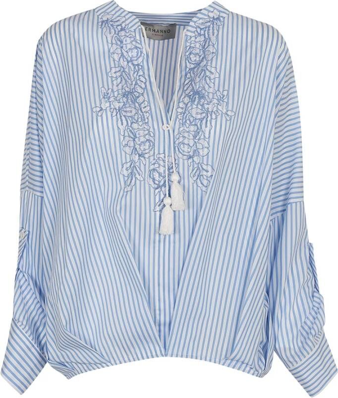 Ermanno Scervino Shirt Blauw Dames