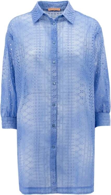Ermanno Scervino Shirt Dresses Blauw Dames