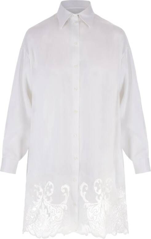 Ermanno Scervino Shirt Dresses Wit Dames