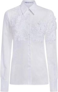 Ermanno Scervino Shirt with embroidery Wit Dames