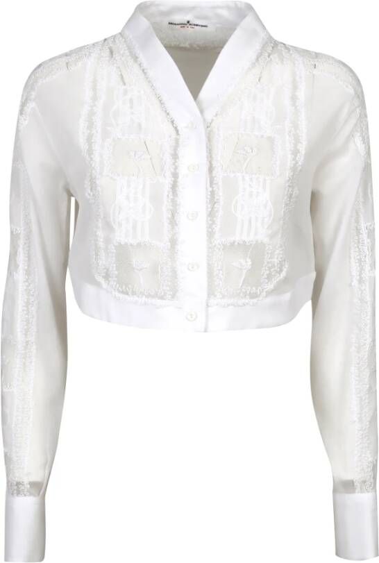 Ermanno Scervino Shirts White Wit Dames
