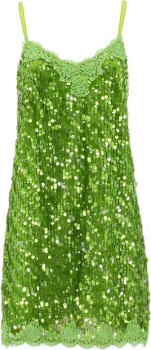 Ermanno Scervino Short Dresses Groen Dames