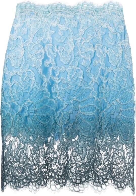 Ermanno Scervino Short Skirts Blauw Dames