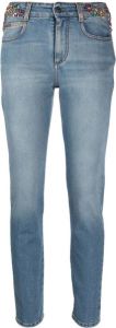 Ermanno Scervino Slim-fit Jeans Blauw Dames