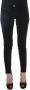 Ermanno Scervino Black Cotton Slim Fit Stretch Jeans Zwart Dames - Thumbnail 1
