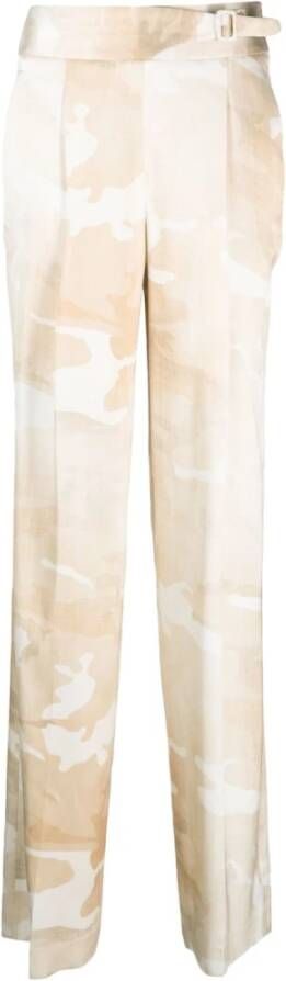 Ermanno Scervino Straight Trousers Beige Dames