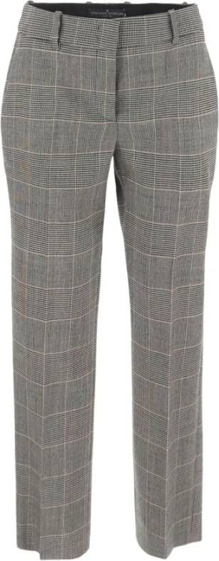 Ermanno Scervino Straight Trousers Grijs Dames