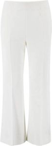 Ermanno Scervino Straight Trousers Wit Dames
