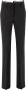 Ermanno Scervino Straight Trousers Zwart Dames - Thumbnail 1