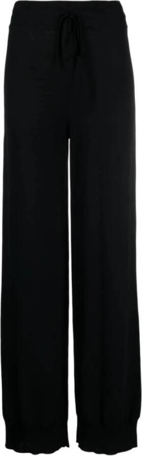 Ermanno Scervino Straight Trousers Zwart Dames