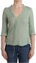 Ermanno Scervino Groene Lichtgewicht Gebreide Trui Top Green Dames - Thumbnail 1