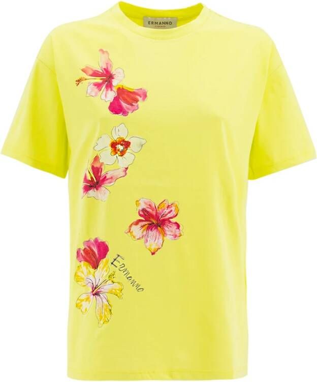 Ermanno Scervino T-Shirt Yellow Dames