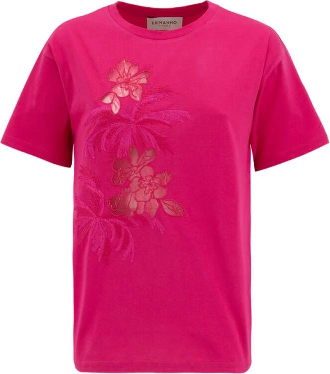 Ermanno Scervino T-shirt Roze Dames