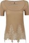 Ermanno Scervino T-Shirts Beige Dames - Thumbnail 1