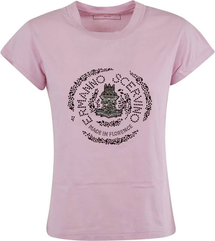 Ermanno Scervino T-Shirts Roze Dames