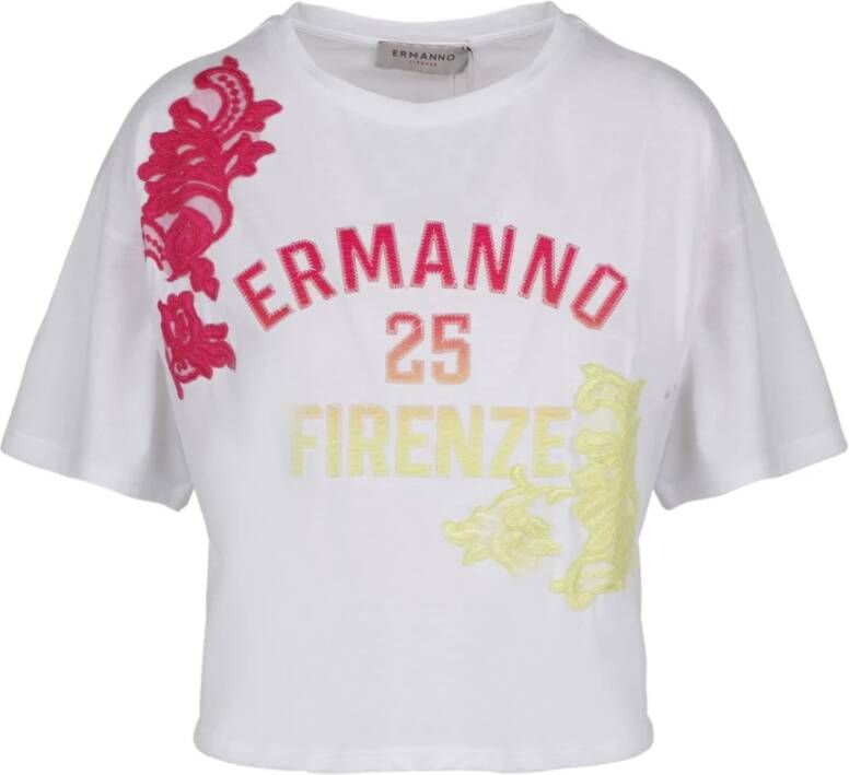 Ermanno Scervino T-Shirts Wit Dames