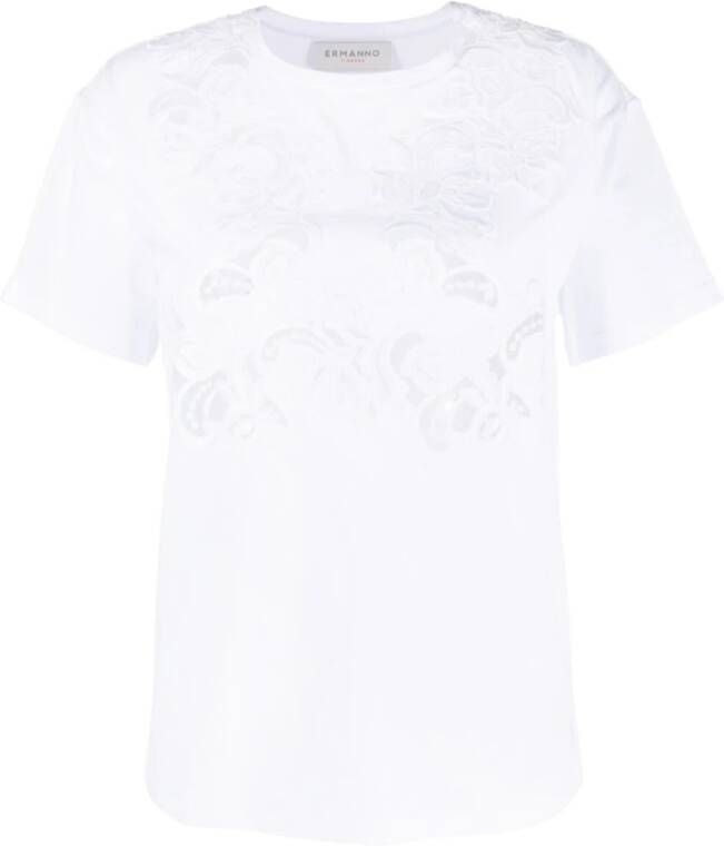 Ermanno Scervino T-Shirts Wit Dames