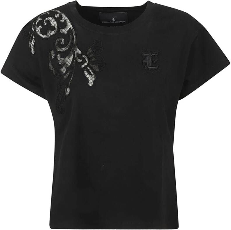 Ermanno Scervino T-Shirts Zwart Dames