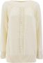 Ermanno Scervino Trui met ronde hals White Dames - Thumbnail 1