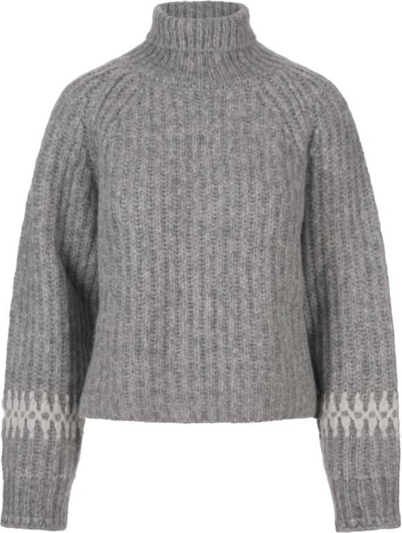 Ermanno Scervino Grijze Sweaters Gray Dames