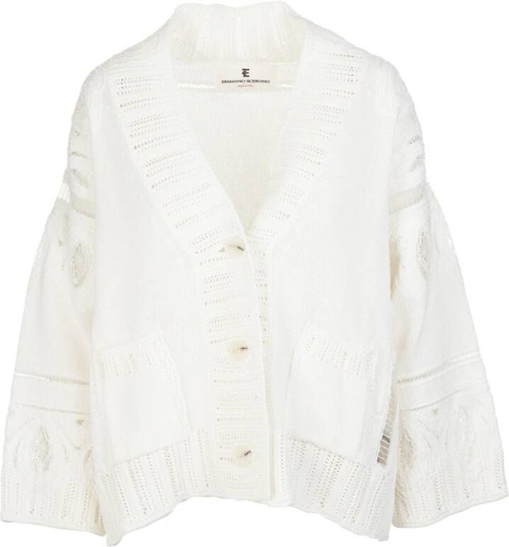 Ermanno Scervino Vest Wit Dames