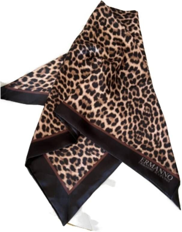 Ermanno Scervino Winter Scarves Bruin Dames