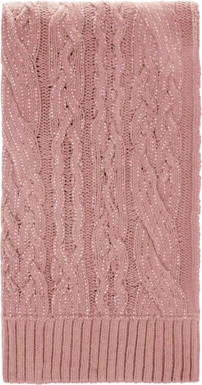 Ermanno Scervino Winter Scarves Roze Dames