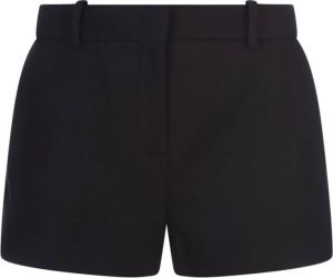 Ermanno Scervino Zwarte Wollen Shorts met Tailored Fit Zwart Dames