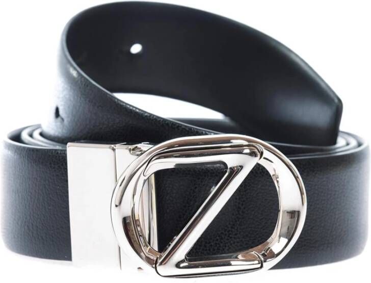 Ermenegildo Zegna Leather belts Black Heren