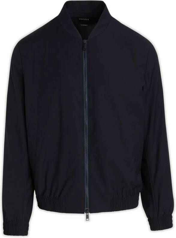 Ermenegildo Zegna Bomber Jackets Zwart Heren