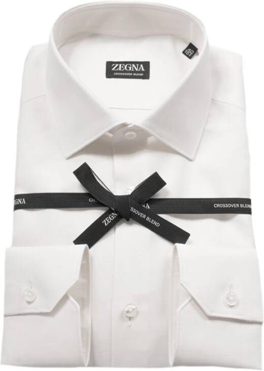 Ermenegildo Zegna Formal Shirts Wit Heren