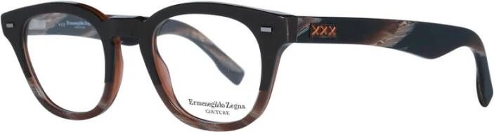 Ermenegildo Zegna Bruine Heren Optische Brillen Brown Heren