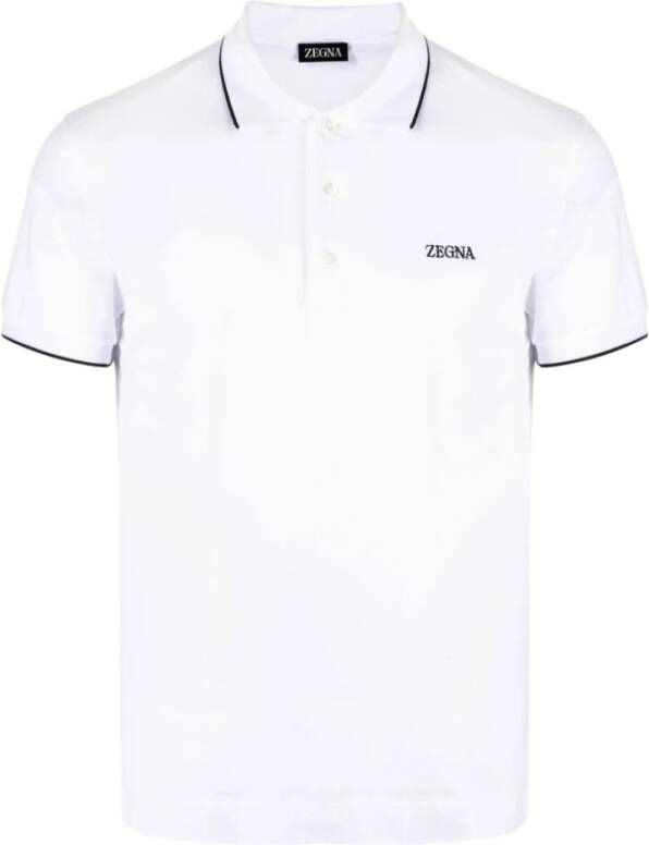 Ermenegildo Zegna Polo Shirt White Heren