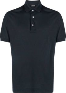 Ermenegildo Zegna Polo Shirts Zwart Heren