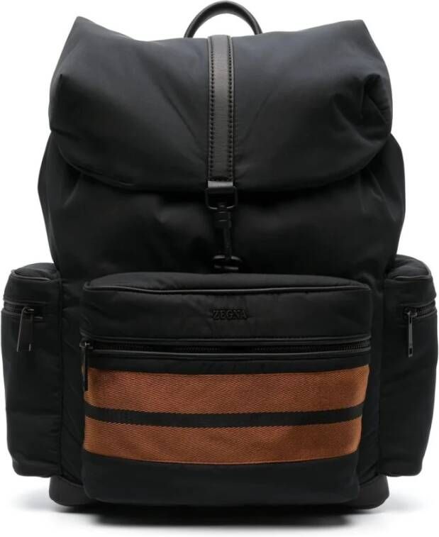 Er egildo Zegna Rugzakken Zwart Unisex