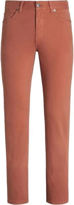 Ermenegildo Zegna Slim-fit jeans Oranje Heren