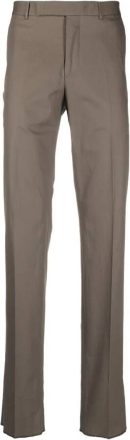 Ermenegildo Zegna Slim-fit Trousers Bruin Heren