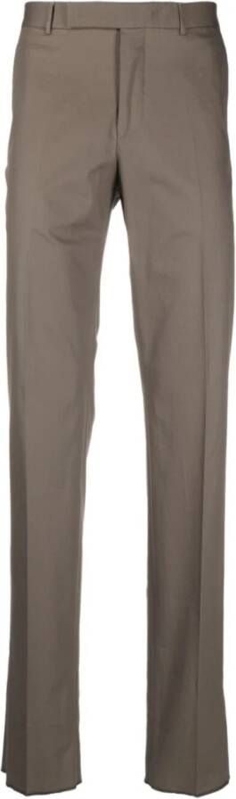 Ermenegildo Zegna Slim-fit Trousers Bruin Heren