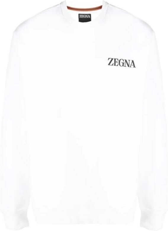Z Zegna Comfortabele Stijlvolle Sweatshirts White Heren