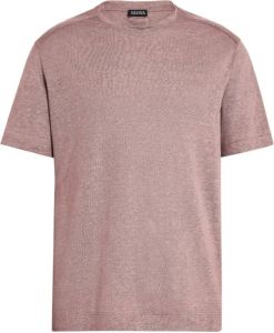 Ermenegildo Zegna T-Shirts Roze Heren