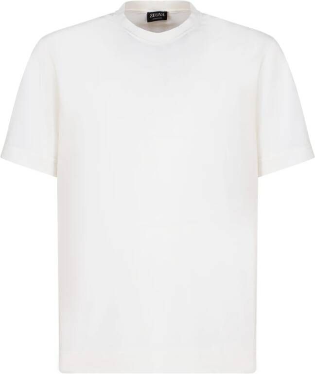 Ermenegildo Zegna T-Shirts White Heren - Foto 1