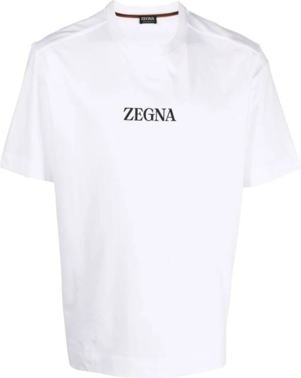 Ermenegildo Zegna T-Shirts Wit Heren