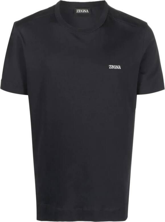 Ermenegildo Zegna T-Shirts Zwart Heren