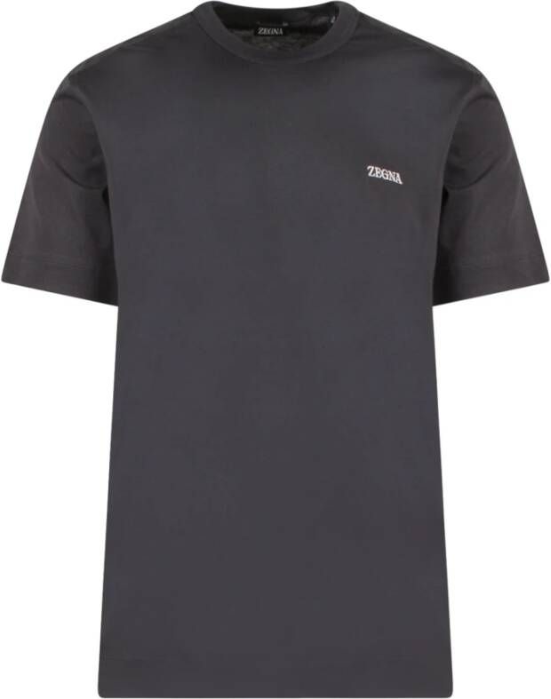 Ermenegildo Zegna T-Shirts Zwart Heren