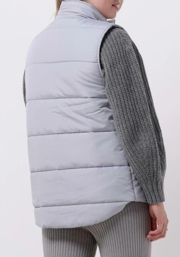 ESMÉ STUDIOS Esmé Studios Dames Jassen Aimie Quilt Vest Lichtgrijs - Foto 6