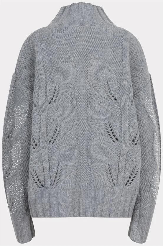 Esqualo Melange Parel Grijs Trui Gray Dames - Foto 2